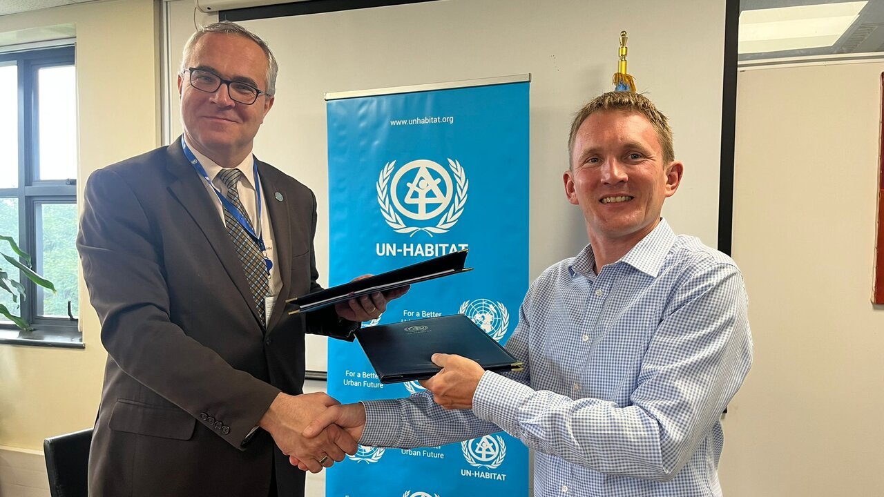 IHS and UNHabitat strengthen collaboration in building resilient and