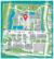 map Campus Woudestein with the location of Tinbergen Building marked with a red pin