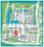 map Campus Woudestein with the location of Van der Goot Building marked with a red pin