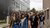 students walking in the campus 