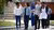 Group of UMD students walking on the Erasmus University Campus